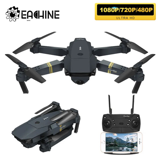 Eachine E58 WiFi FPV with Wide Angle HD 1080P/720P/480P Foldable Arm RC Quadcopter Drone X Pro RTF